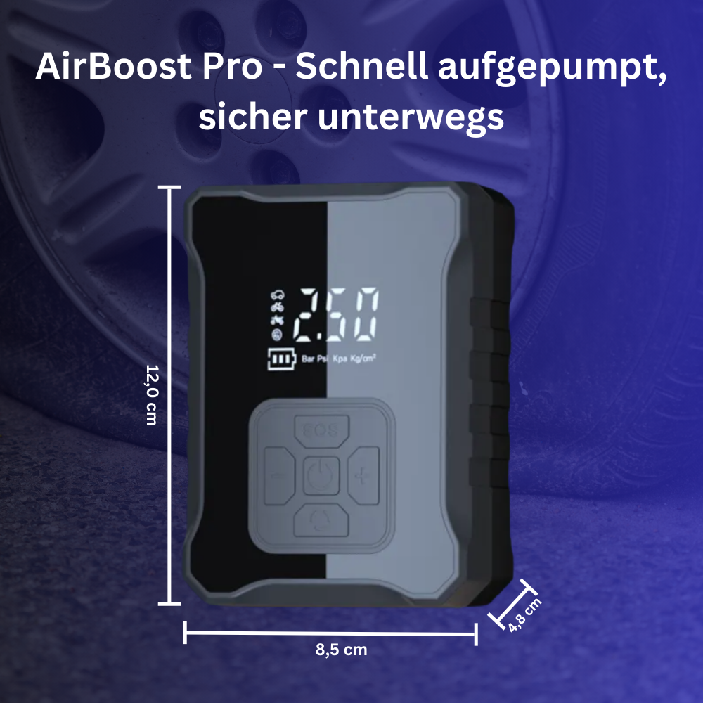 AirBoost Pro - Schnell aufgepumpt, sicher unterwegs